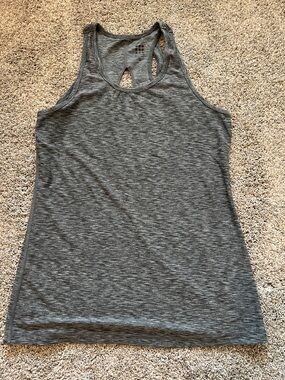 Title Nine Women's Gray Racerback Tank Top